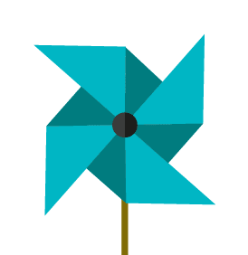 image d'un petit moulin à vent